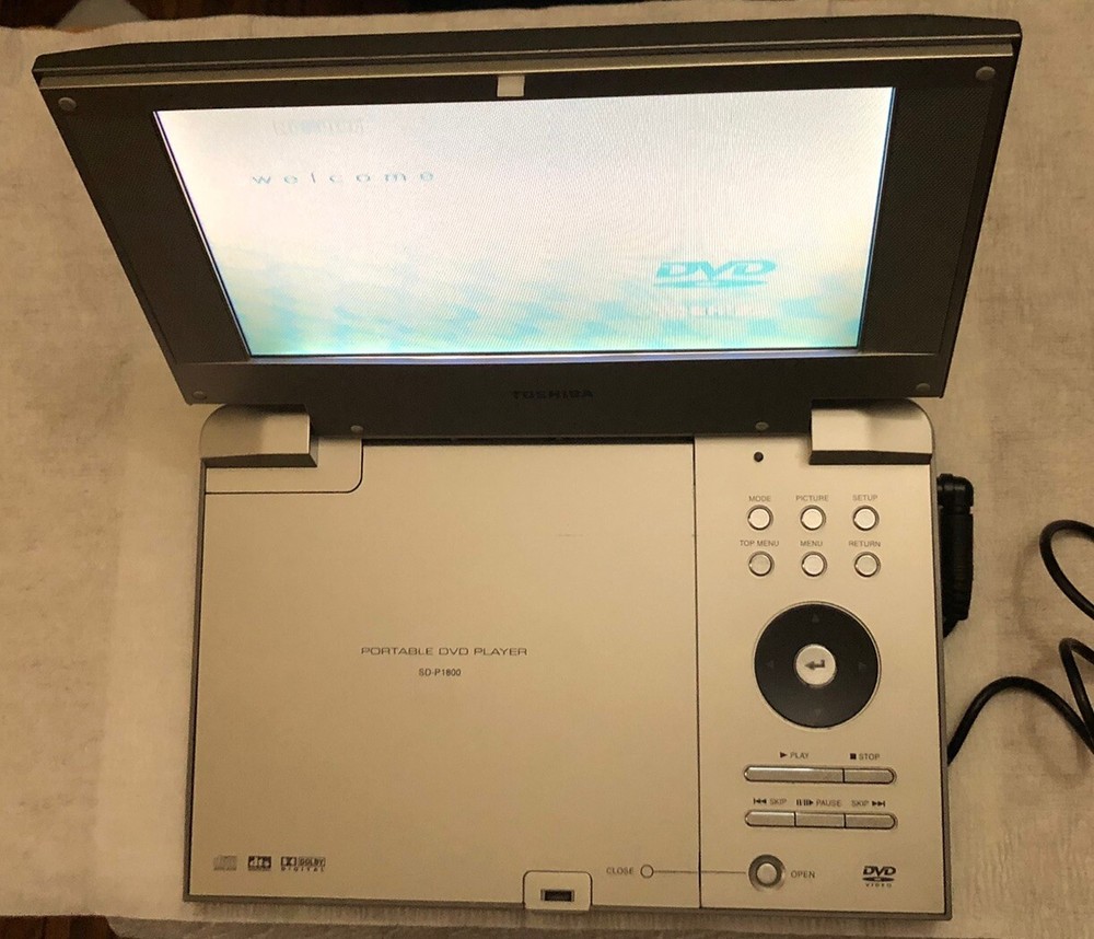 TOSHIBA  PORTABLE DVD PLAYER