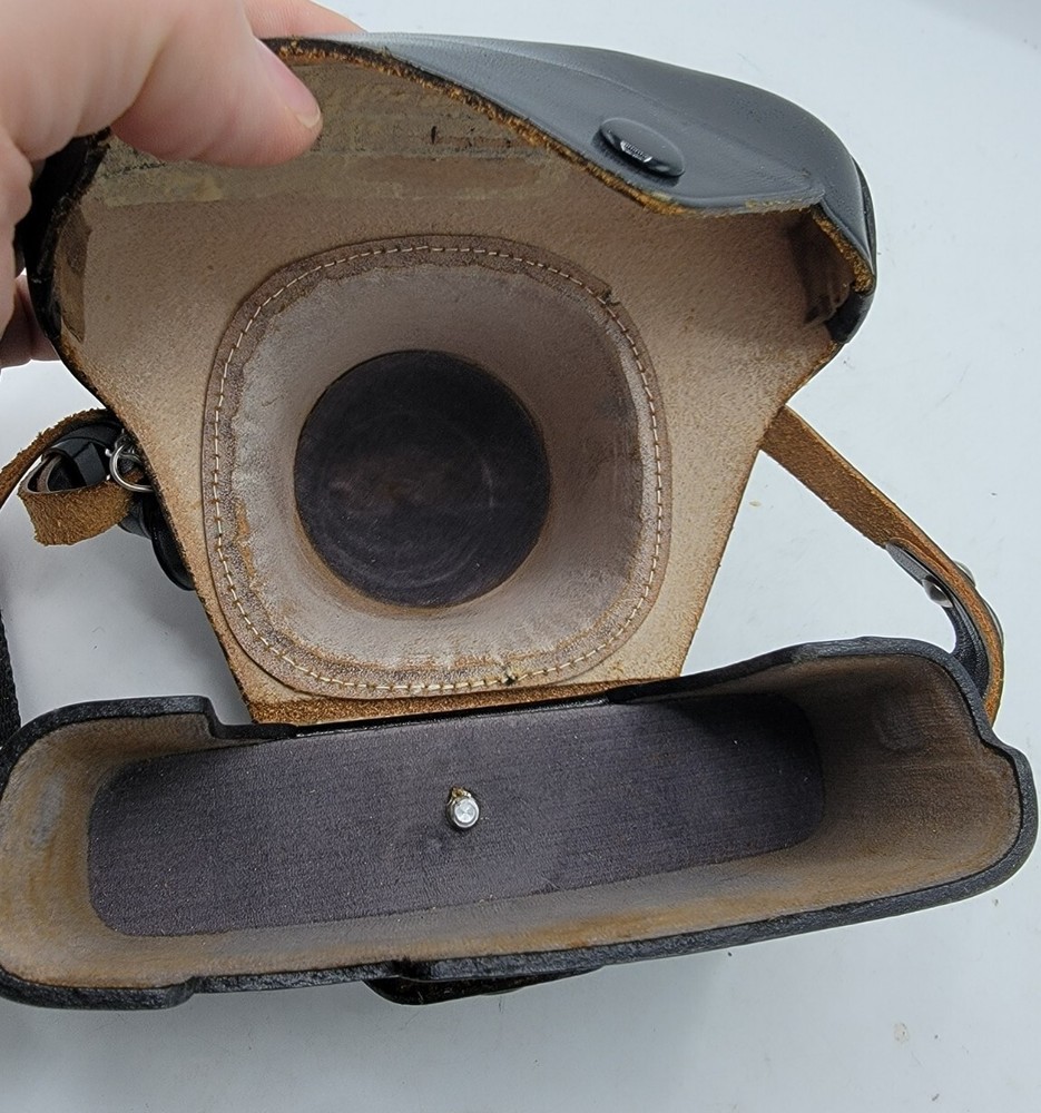 Wards Black Leather Case Exc Physical Condition