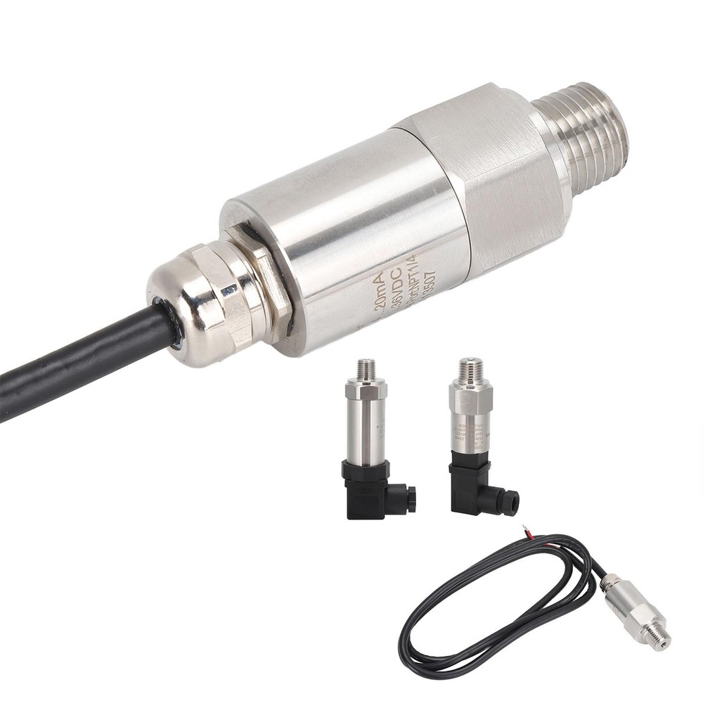 Pressure Transmitter Transducer Sensor 4‑20MA Output NPT1/4 for Water 10‑36V