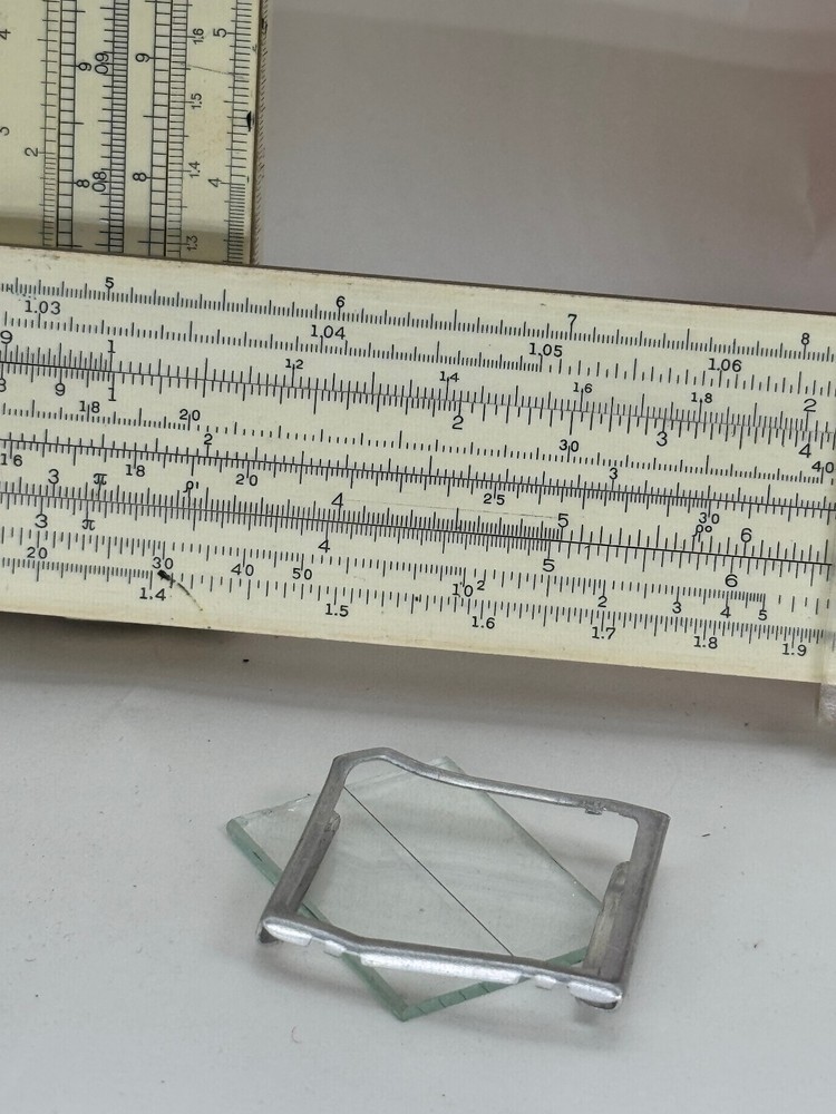 Slide Rules two Soviet made with red 1 case