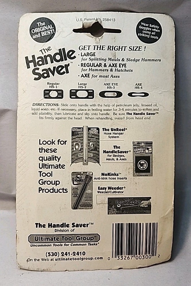 The Original Handle Saver For Axe Eyes