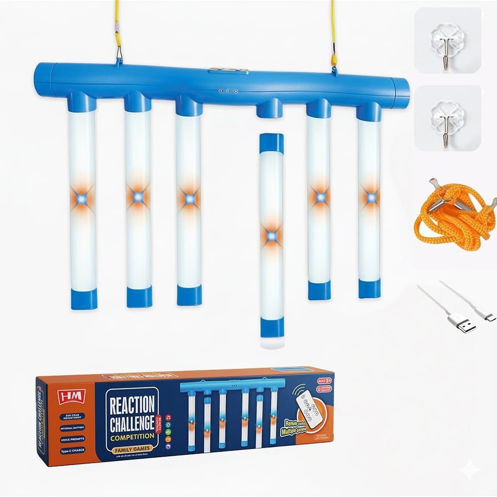 Aornmrs Upgrade Reflex Drop Sticks Challenge Game, Falling Reaction Training Too