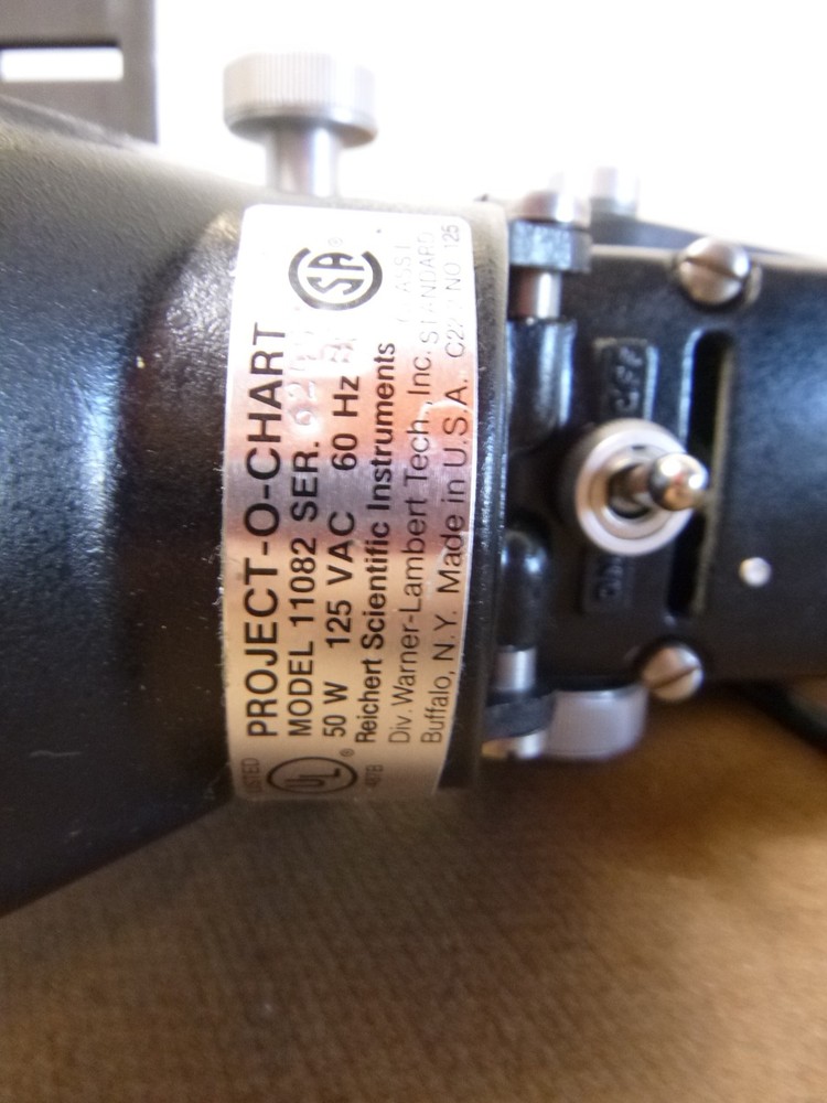 Reichert Project-O-Chart Projector Model 11082 with Wall Bracket