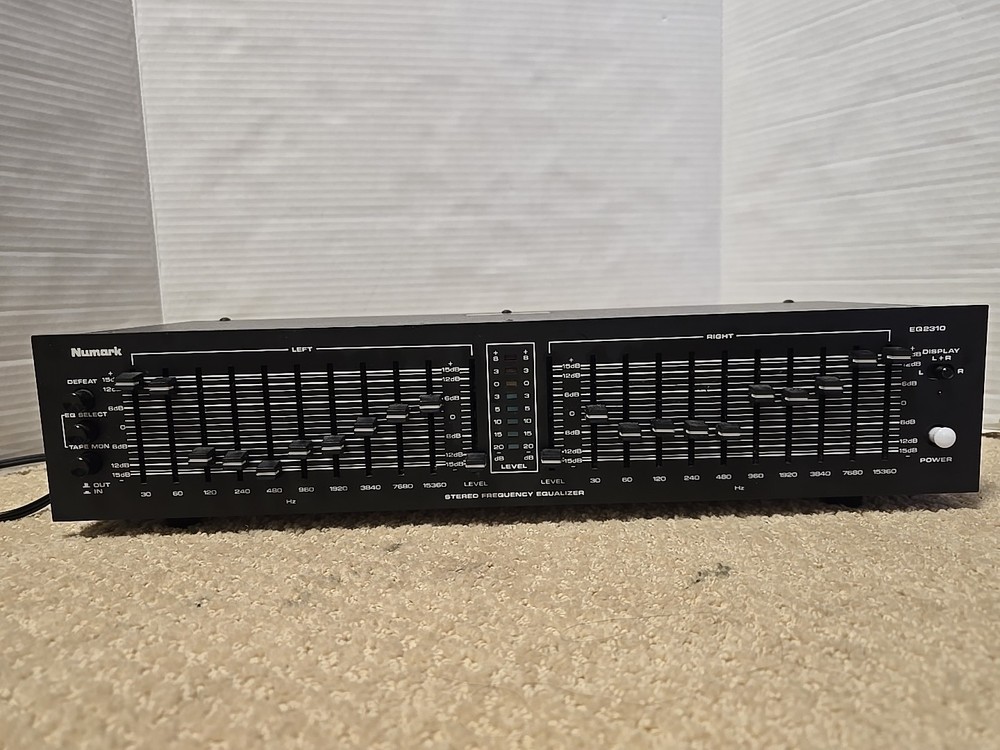 Numark EQ2310 10-Band Stereo Frequency Equalizer Tested.