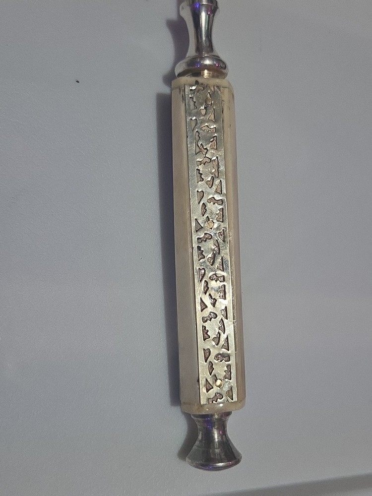 14" Silver Plated Candle Snuffer