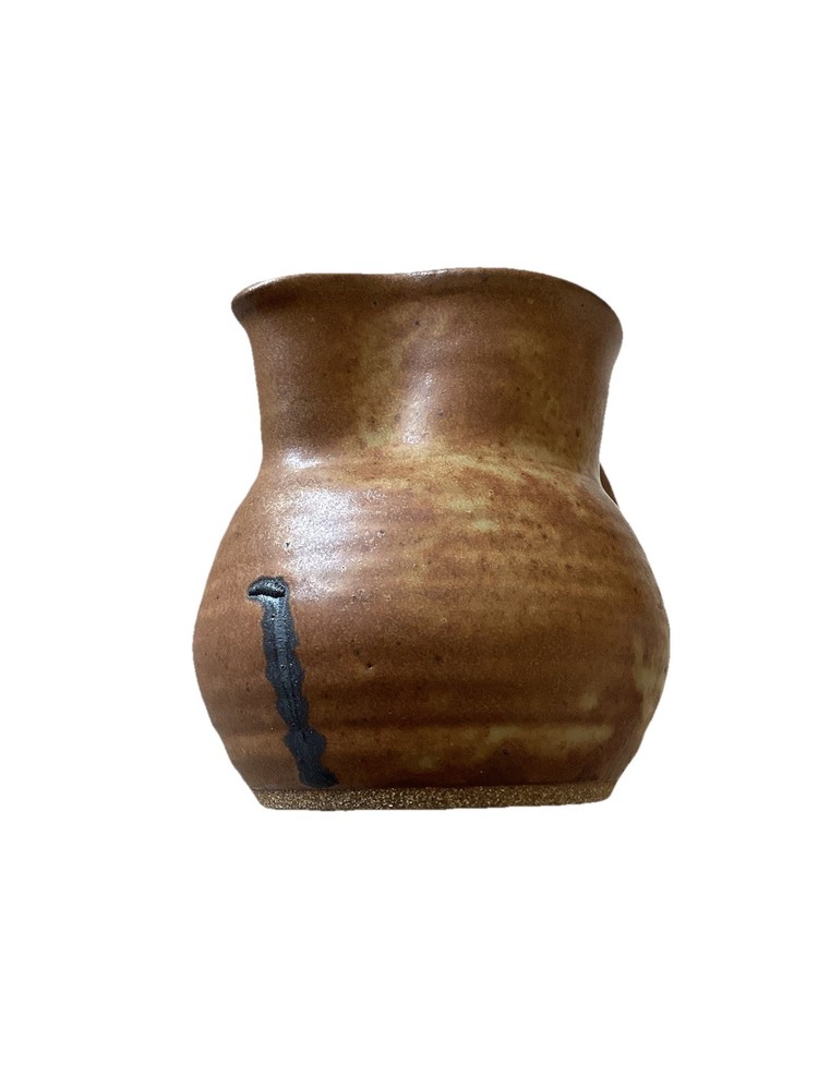 Signed Handmade Studio Pottery Creamer/Small pitcher. 4”