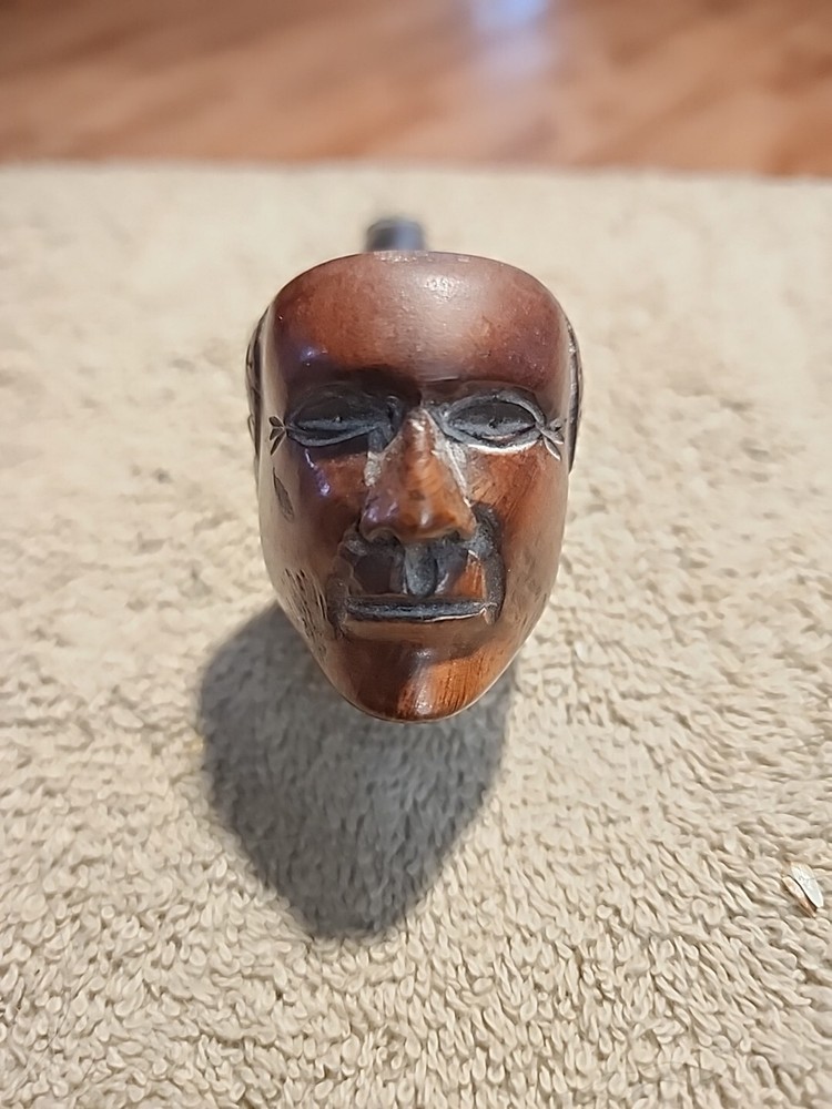 Briar Imported Italy Figural Smoking Pipe