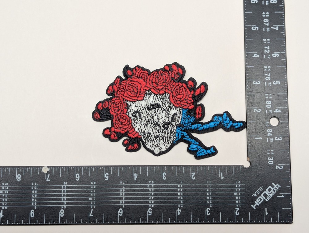 Grateful Dead Patch iron on patch Embroidered 5.5" Bertha