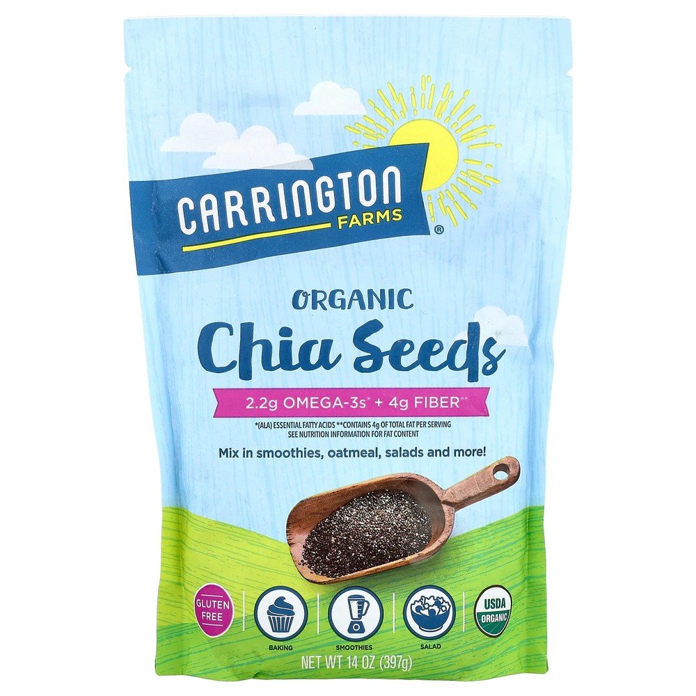 Organic Chia Seeds, 14 oz (397 g)
