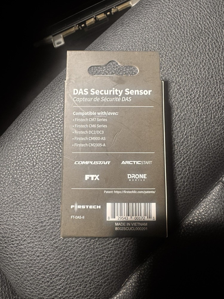 CompuStar FT-DASII 3-in-1 Security Sensor for Select CompuStar Systems - Black