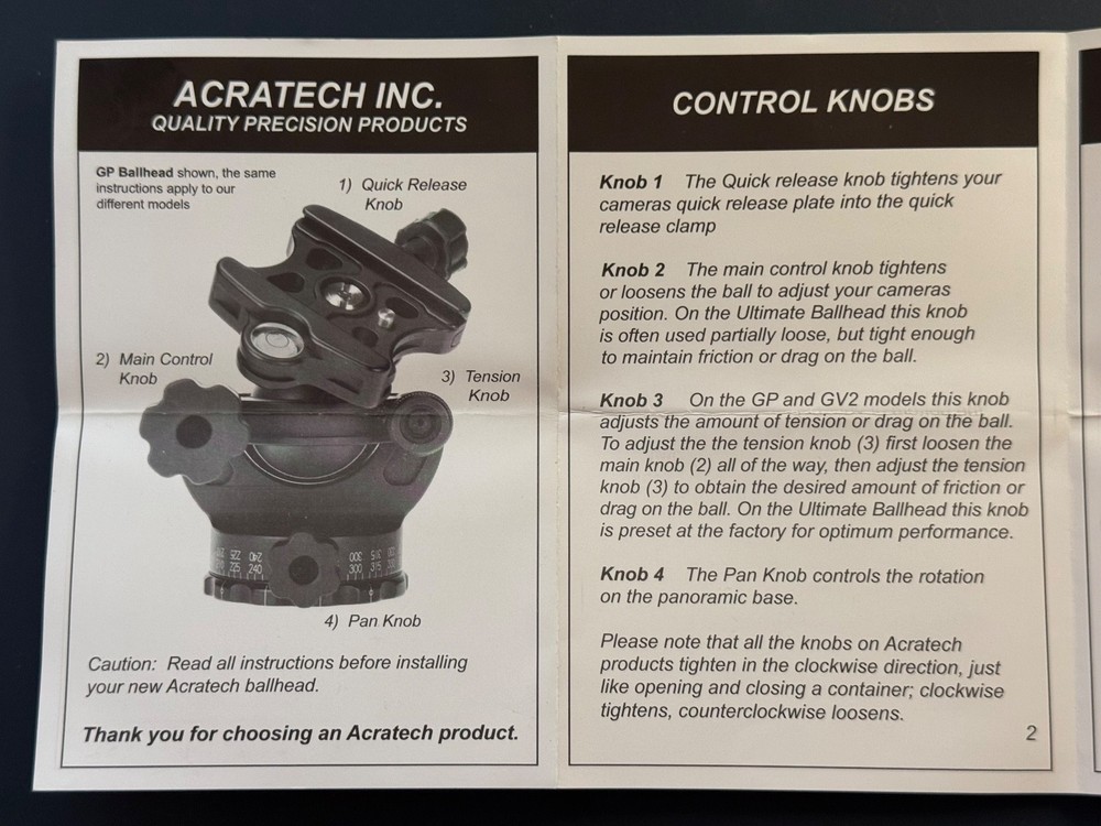 Acratech GP Ball Head