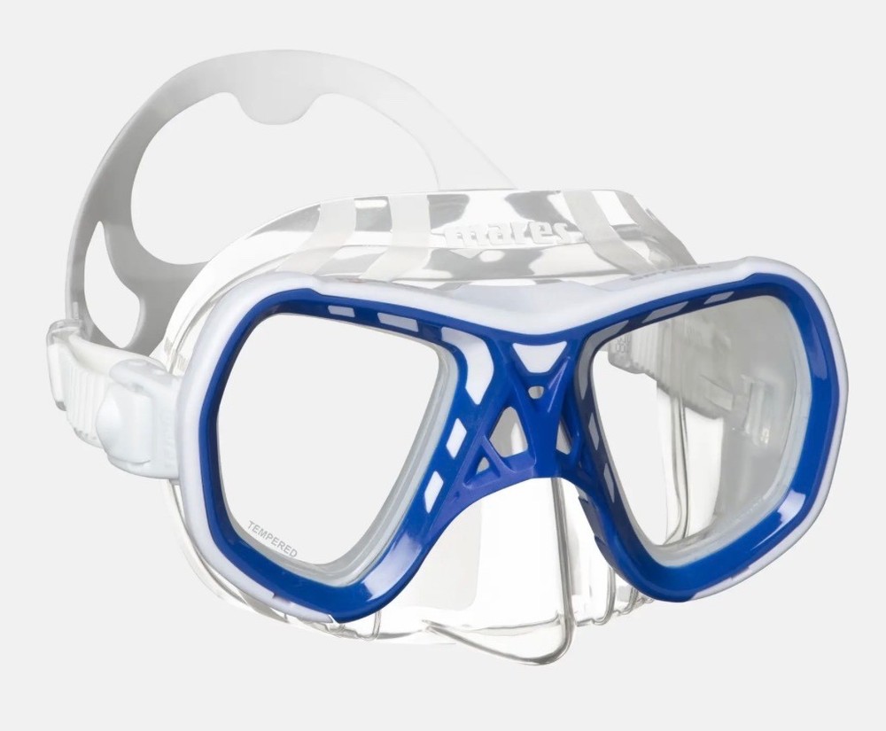 Mares Spyder Scuba Mask White /Blue