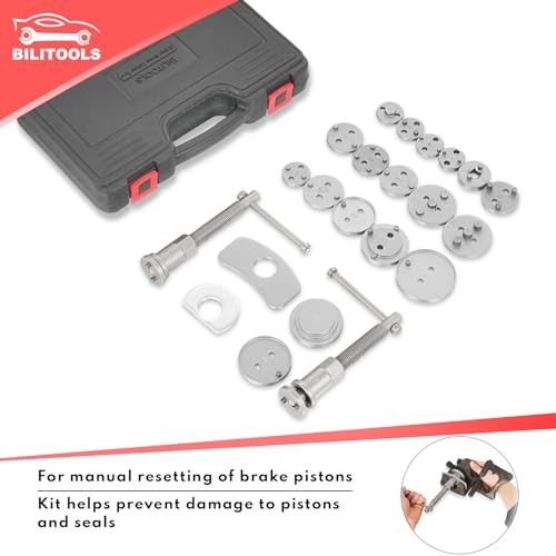 Brake Caliper Compression Tool, 22-Piece Heavy Duty Disc Brake Caliper Piston