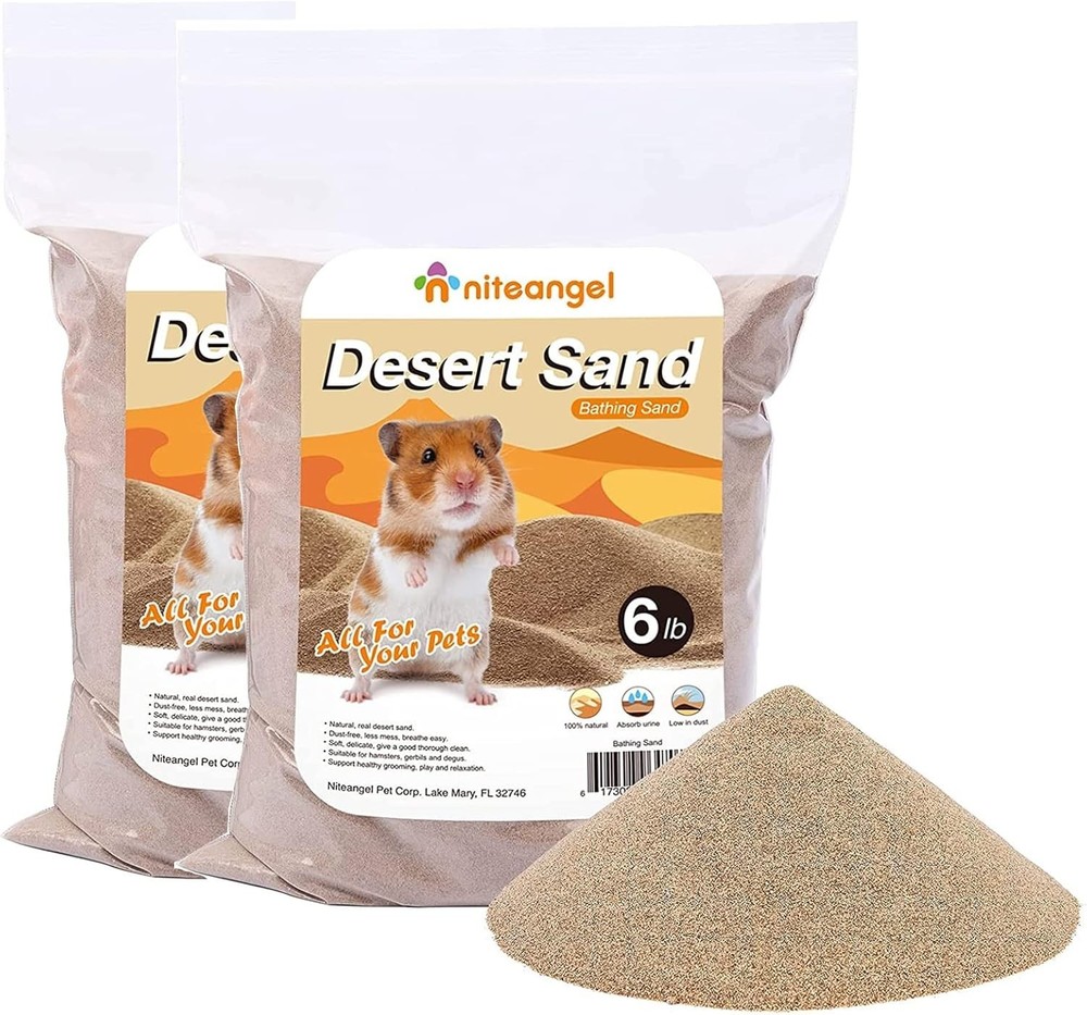 Dust-Free Bath Sand for Hamsters & Small Pets