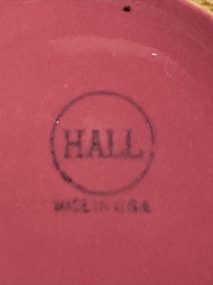 Vintage Hall Pottery Windshield Tea Pot 6 Cups