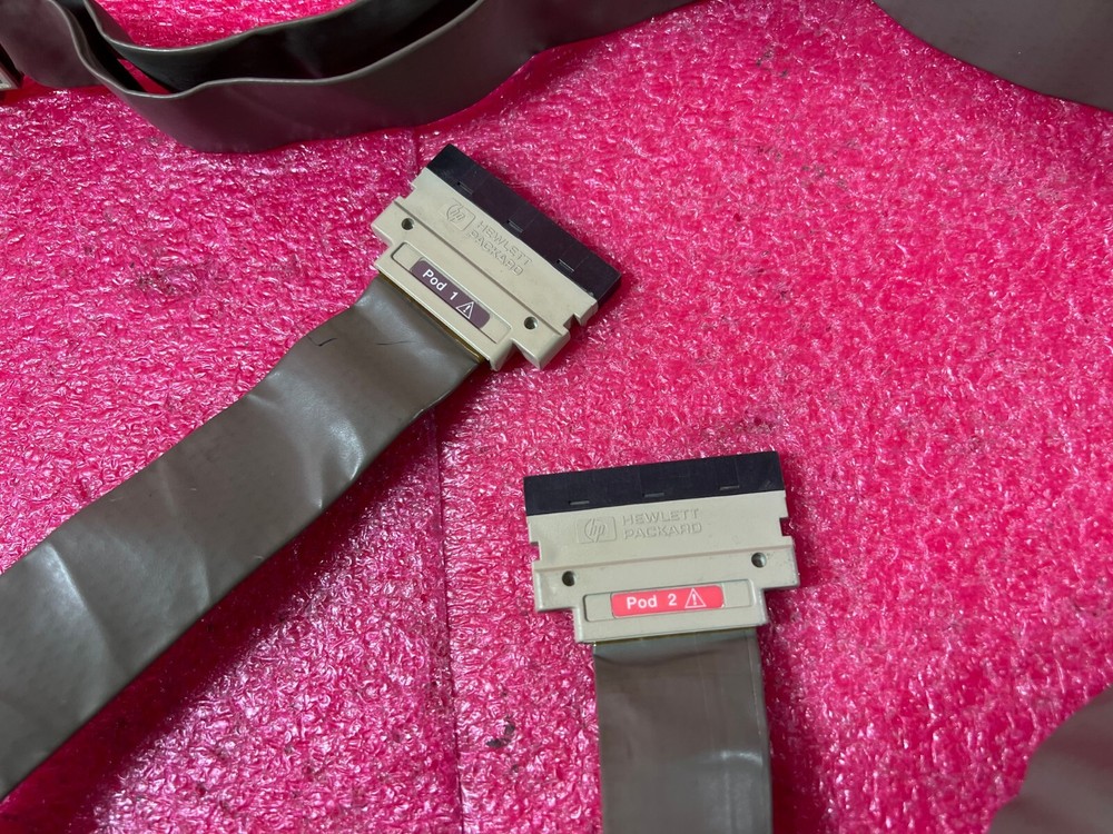Agilent HP 1670D Deep Memory Logic Analyzer Accessories Pod 1 Pod 2