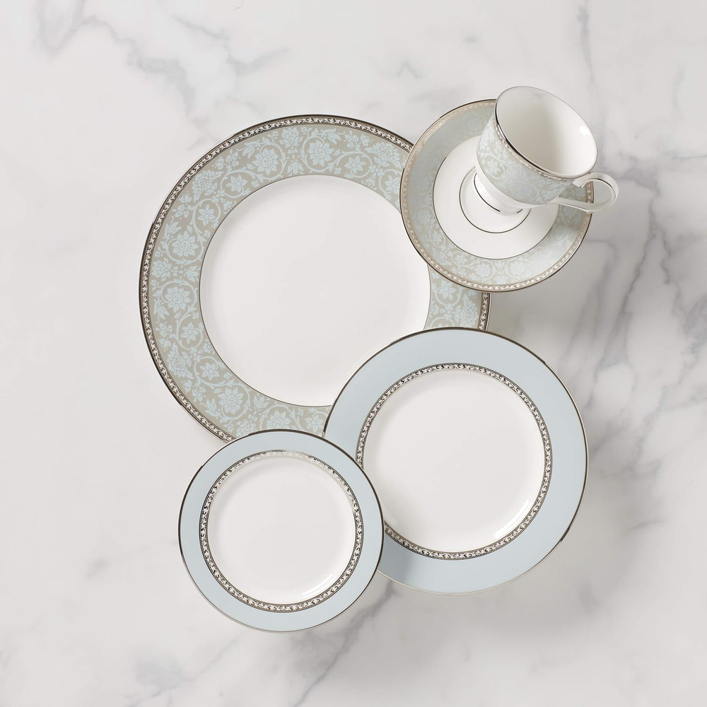 Westmore 5-Piece White Dinnerware Set for Elegant Dining Experience