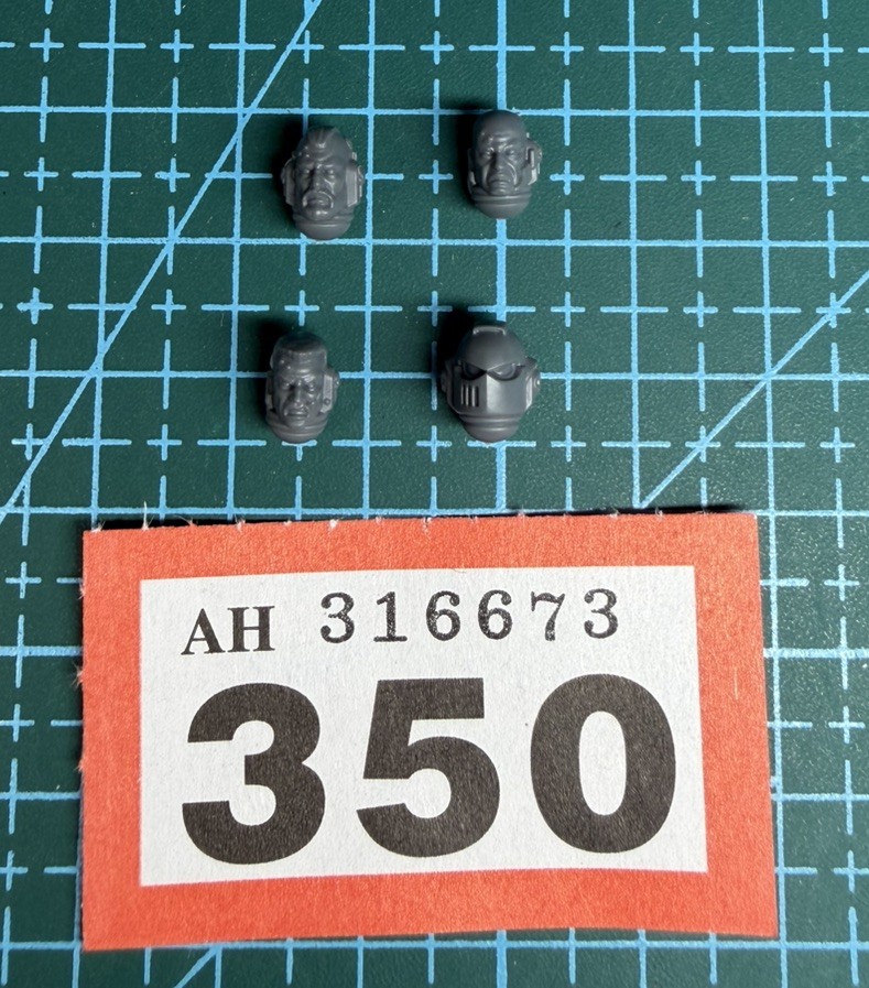 Space Marine Blade Guard Head Helmet Bundle Sergeant 40k Bits Heresy Bladeguard