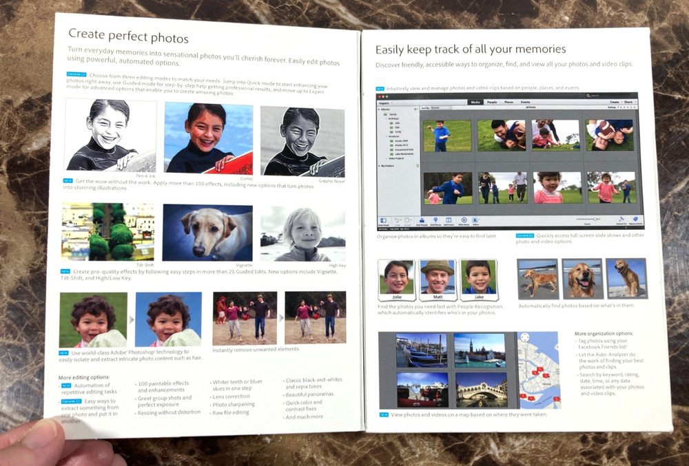 Photoshop Elements 11 For Windows & Mac OS 2012 Software w/ Serial DVD-Rom