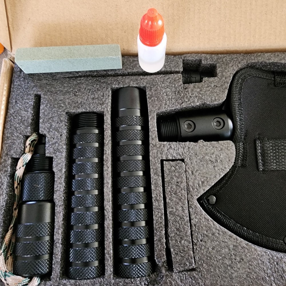Multi-Function Survival Axe Kit - Camping Axe & Hatchet - Multitool Folding Axe