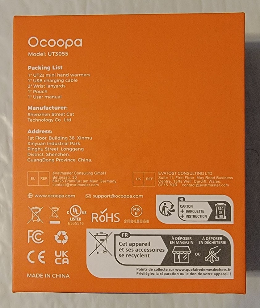 Ocoopa Rechargeable Hand Warmers UT2s Mini Tested Working