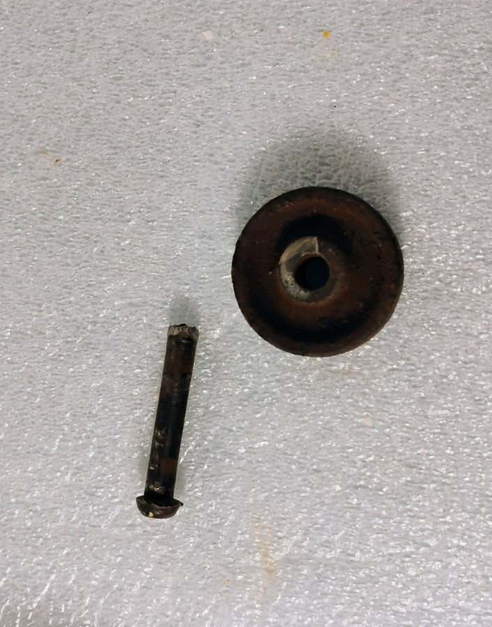Singer Treadle Sewing Machine replacement Wheel & Pin for cast iron base