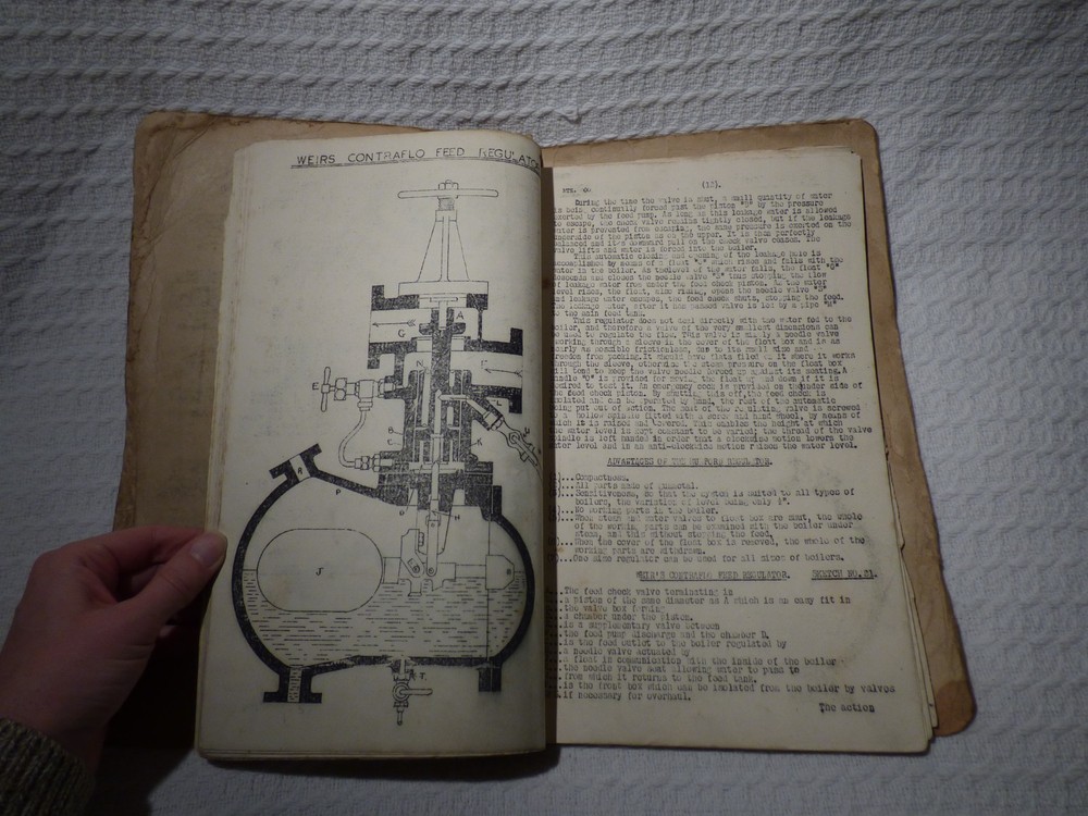 Post-WW2 1940s 1950s Royal Navy Engineering Training Notes Ephemera