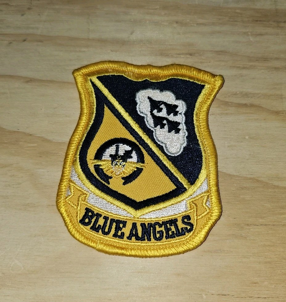 Navy Blue Angels Patch Plane Formation