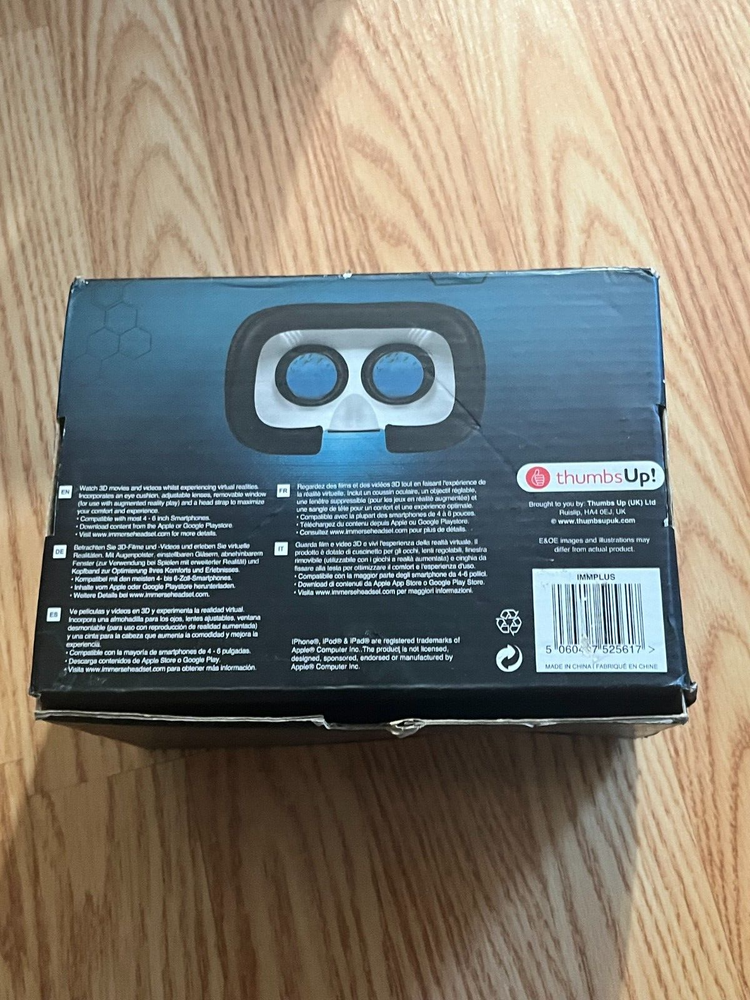 Immerse Plus Virtual Reality Headset for Phone