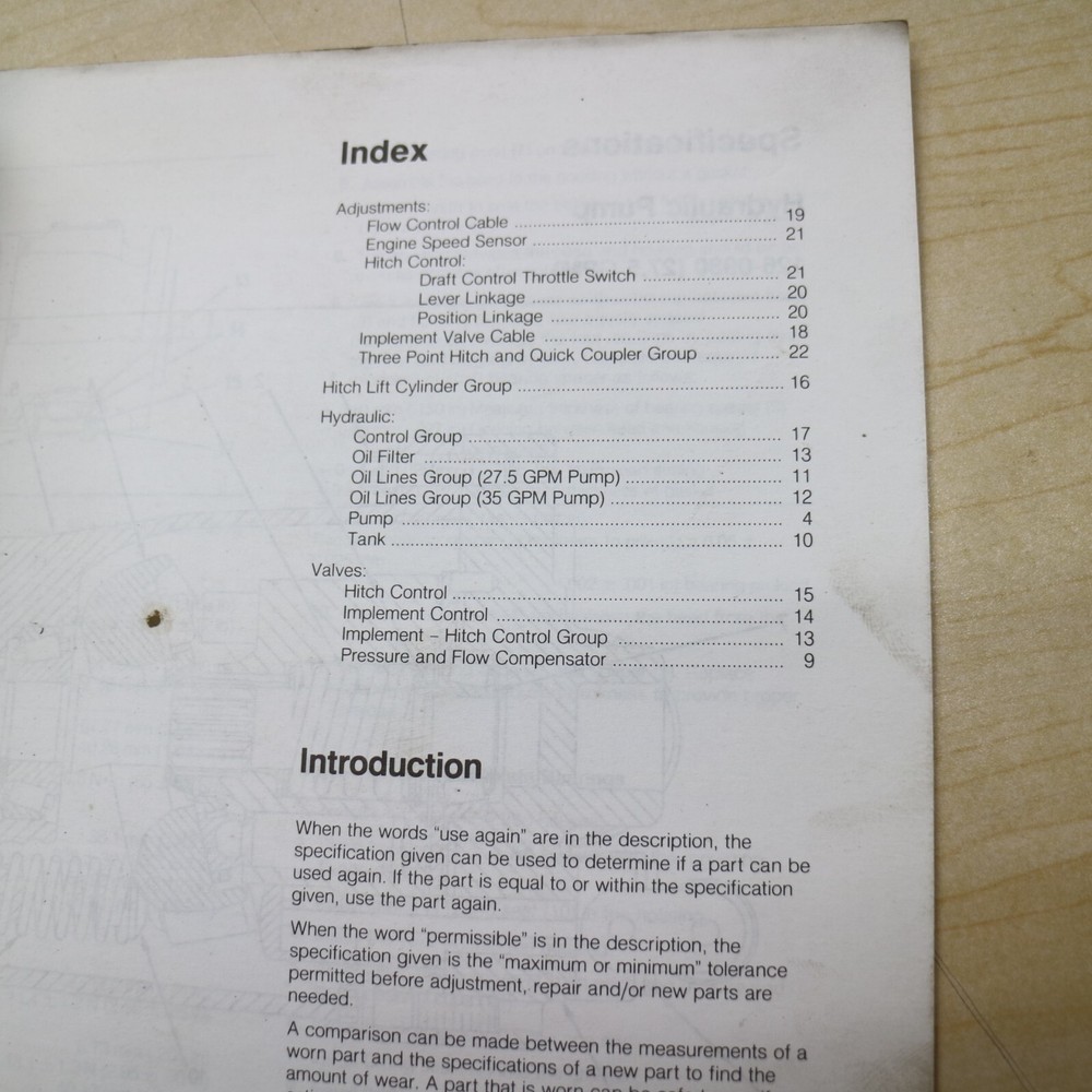 CAT Challenger 65D 75C 85C Tractor Hydraulic System SPECIFICATION Service Manual