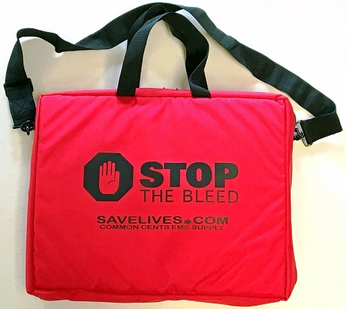 Red Stop the Bleed Kit Bag - Empty