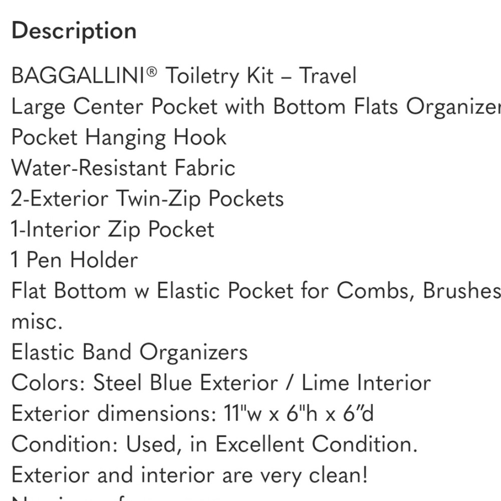 BAGGALLINI® Toiletry Kit – Travel