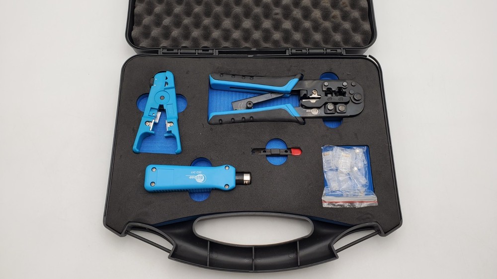 Eclipse Network Tool Bundle Crimp Stripping Punchdown Tool With Case
