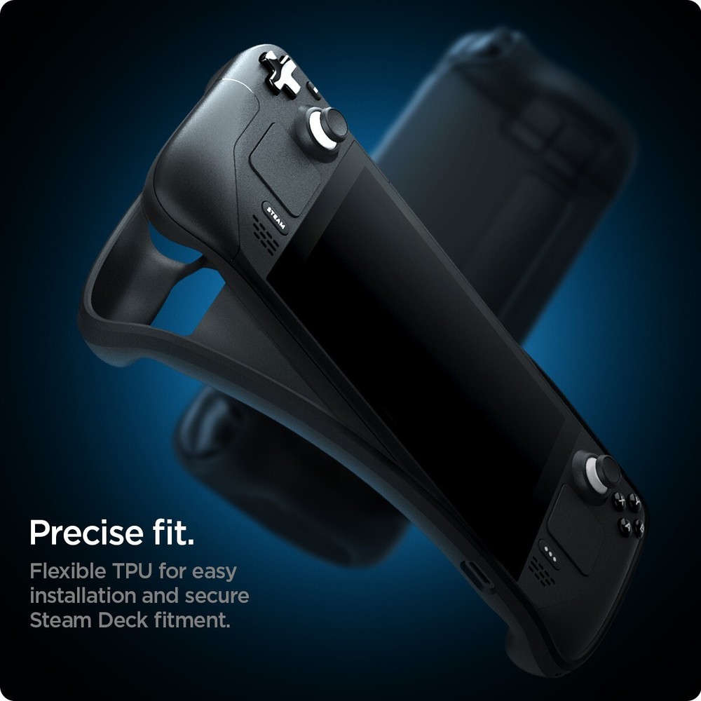 For Steam Deck | Spigen Rugged Armor Shockproof Case with Wriststrap