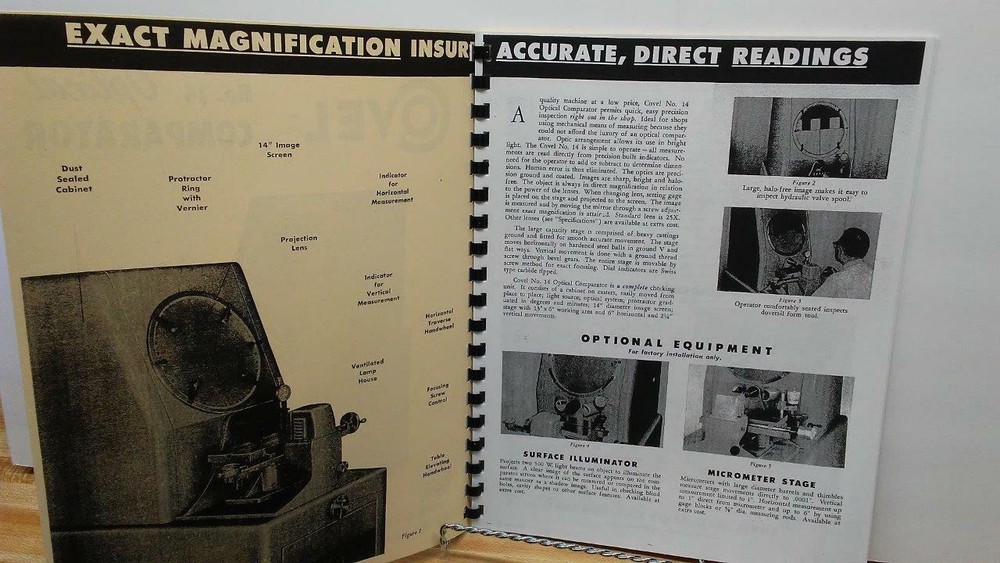 Covel No. 14 Optical Comparator Manual