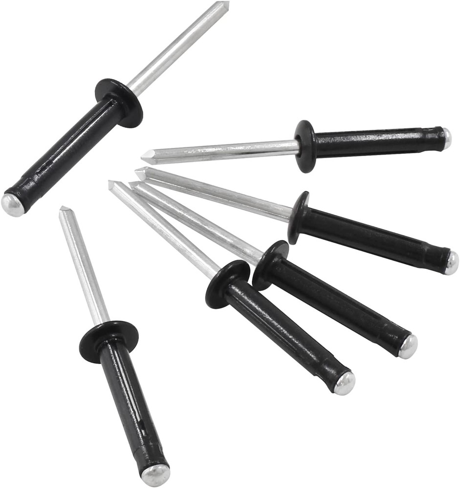 60 Pcs 3/16" X 1" Tri-Fold Exploding Pop Rivets, Aluminum Large Head Blind Rivet