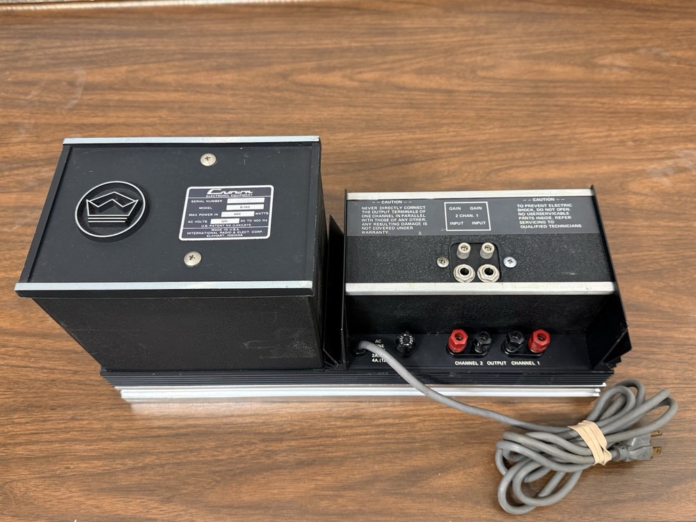 Crown D-150 Power Amplifier – Works Great - TESTED
