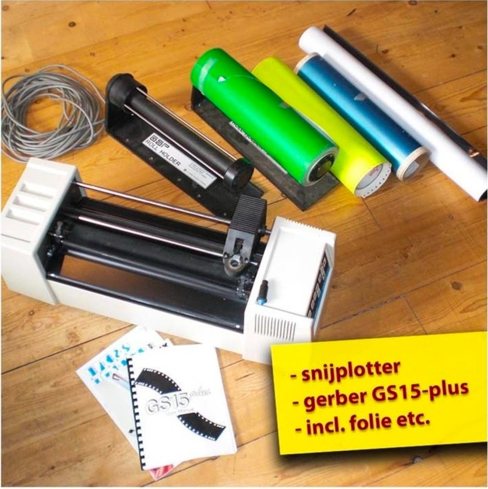 GERBER GS15 plotter pin feed (drive roll to be replaced)