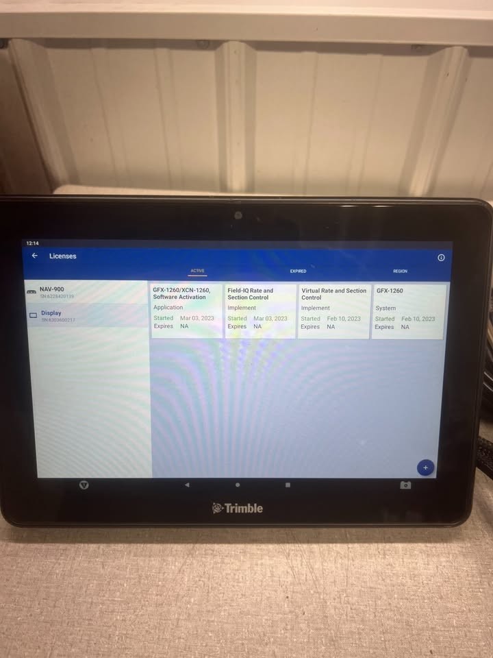 Trimble GFX 1260 Display,Nav900 Can Steer License