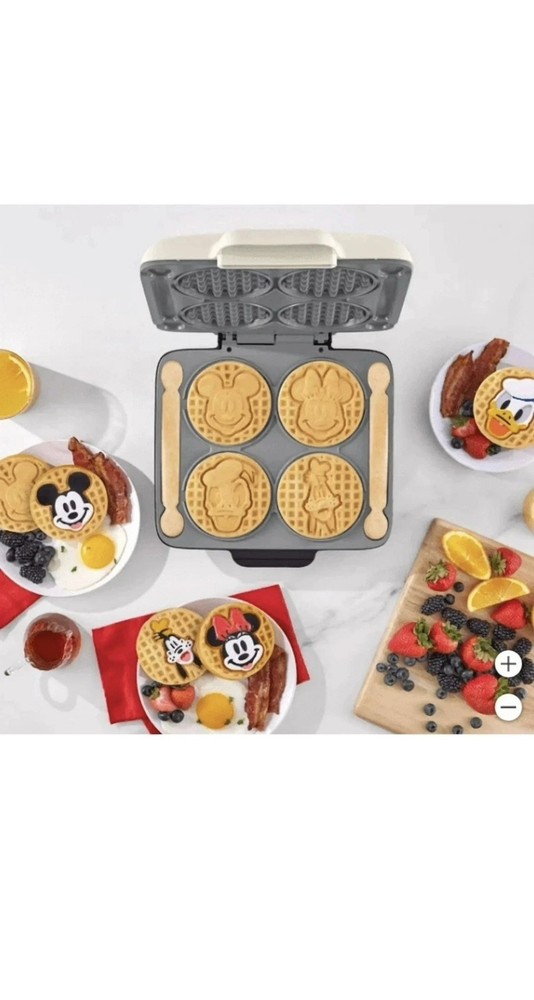 Dash Disney Mickey & Friends No-Drip Waffle Maker NEW