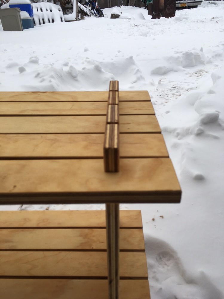 bench / Coffee Table With The Shelve