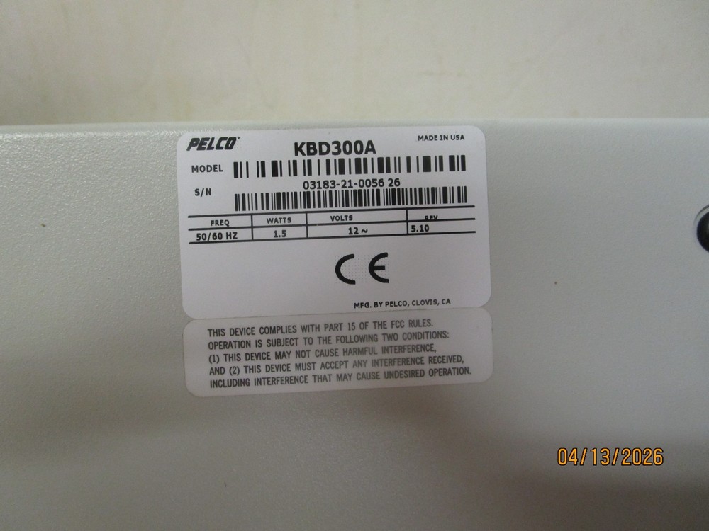 Pelco Control Keyboard KBD300A