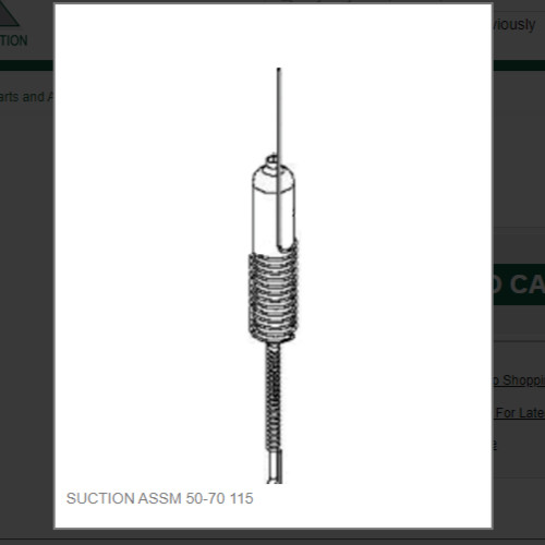 SUCTION ASSM 50-70 115 #1011514-44