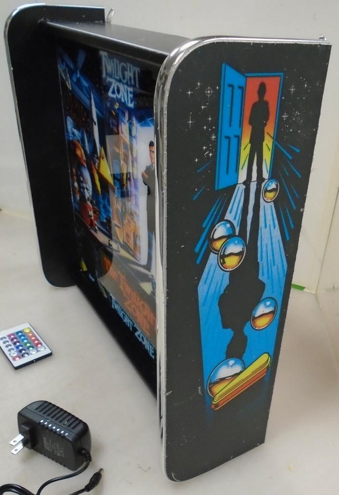 Bally Twilight Zone Pinball Head LED Display light box