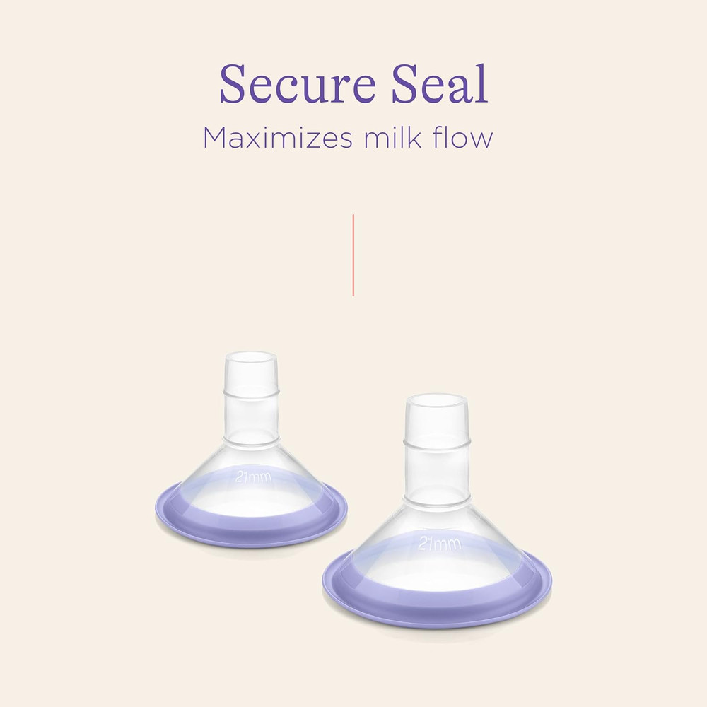 Comfortfit Breast Pump Flanges, Size 21Mm, 2 Count