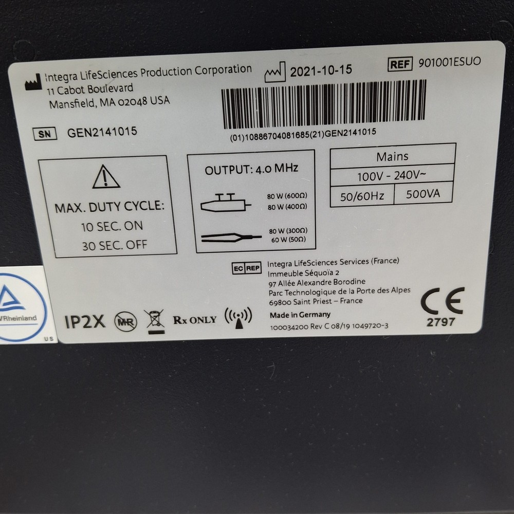 Integra Lifesciences Codman Electrosurgical System