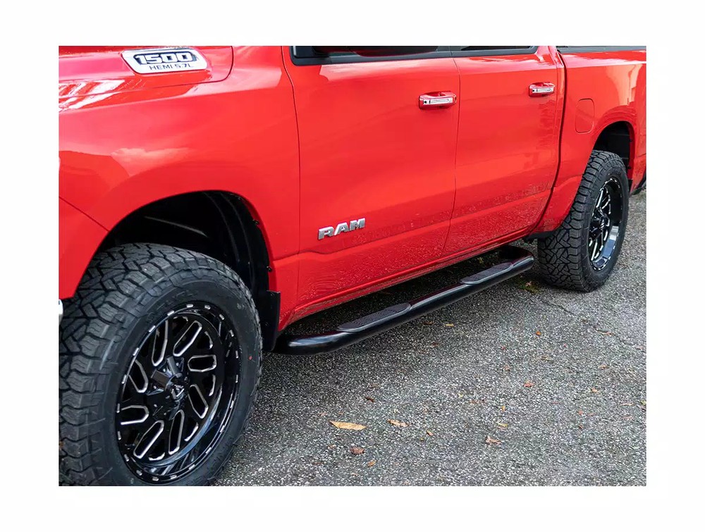 Ionic 3" Black Nerf Bars Fit 2010-2025 RAM 2500/3500 Mega Cab