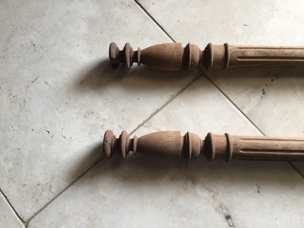 Antique Oak Pillars