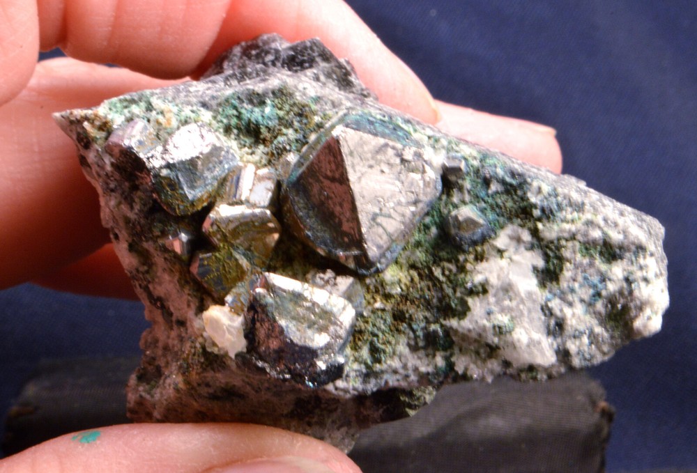 #11,077 Carrollite in matrix - Congo
