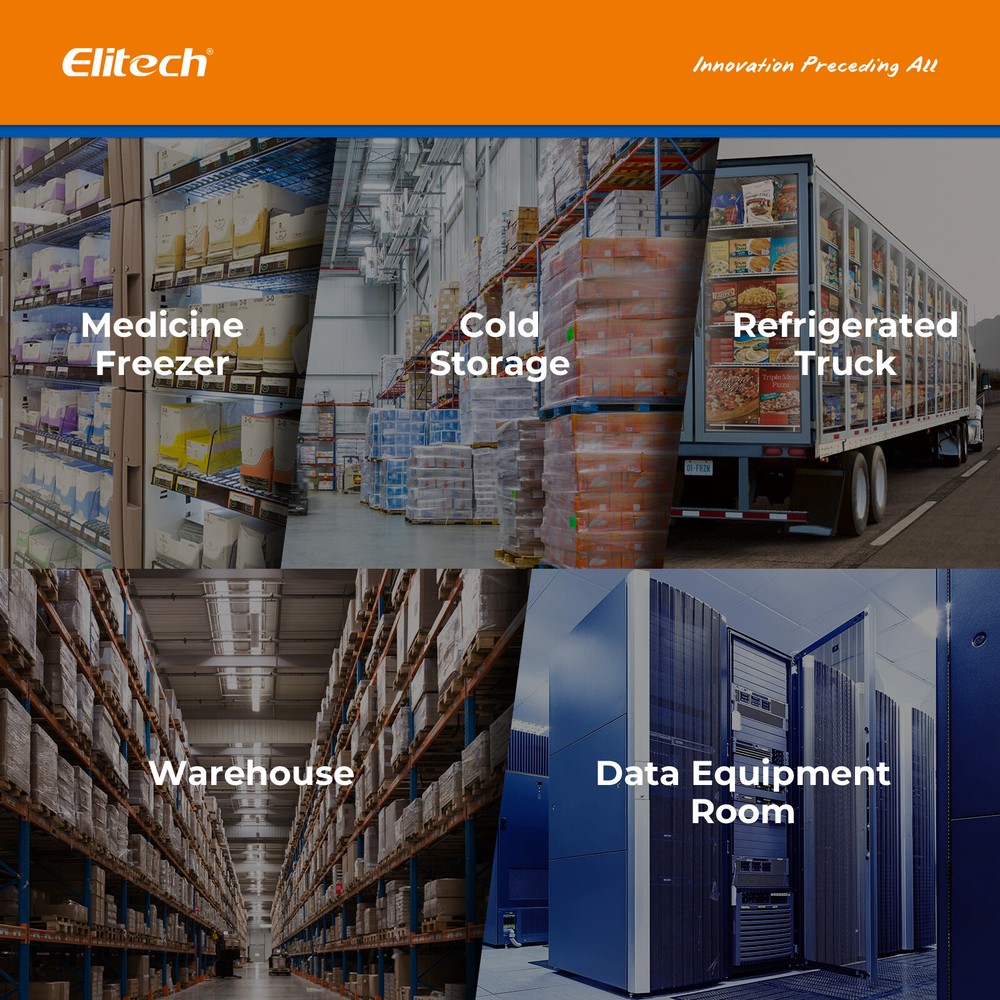 Elitech Bluetooth Temperature Humidity Data Logger Vaccine Recorder GSP-6Pro